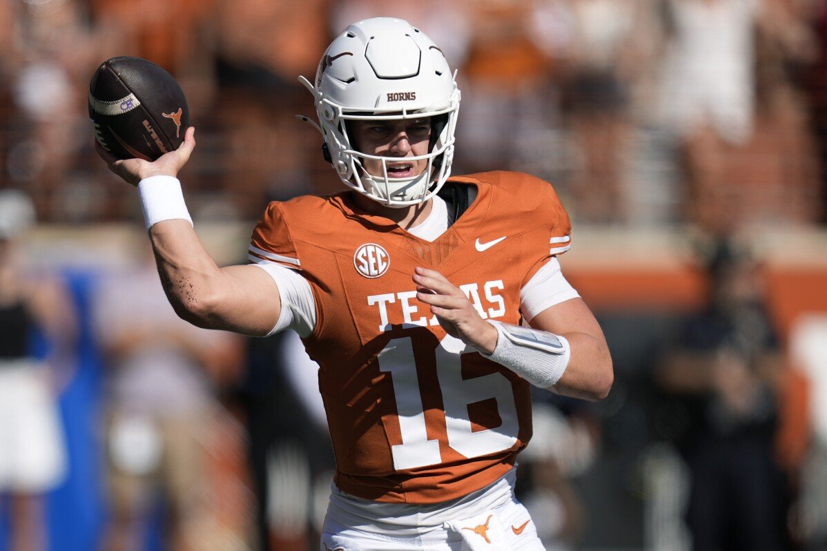 Manning lidera a Texas, número 1, sobre Mississippi State mientras los Longhorns obtienen su primera victoria en la SEC 35-13